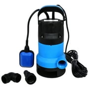 AUTOMUTO submersible pump 1/2HP 2000GPH Submersible Sump Pump Sump Pump Clean dirty Water Pump with automatic floating switch agricultural sewage pump pumping pump for farmland irrigation
