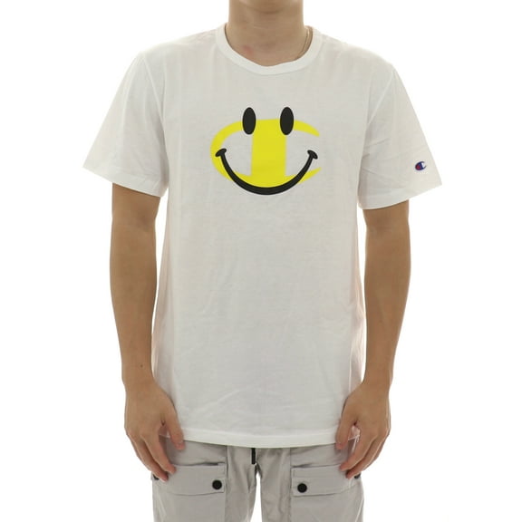 Champion Men's Lightweight Short Sleeve T-Shirt White GT353 586A7A 045