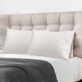 thumbnail image 3 of Funda de Almohada de 100% Algodón, Juego de 2 Suaves Transpirables Fundas Almohada con Cierre de Sobre, Fundas para Almohada para Dormitorio Hotel Moderno - Isabelina, 51x91cm, 3 of 6