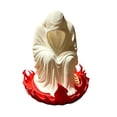 thumbnail image 4 of Fmbmuo Halloween Pumpkin Light Decoration Skeleton Ghost Led Light Up Orange Resin Figurine for Spooky House Tabletop Tiered Tray Party, 4 of 5