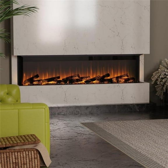 Dimplex 500003152 74 in. Ignite Ultra Built-in Linear Electric Fireplace - ULT74