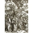 thumbnail image 2 of Durer, Albrecht 24x32 White Modern Wood Framed Museum Art Print Titled - The Revelation Of St John 6, 2 of 4