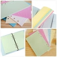 thumbnail image 5 of WRITWAA Notebook Replacement Paper Colorful Students Traveler Notebook Compatible 1Set A5, 5 of 10
