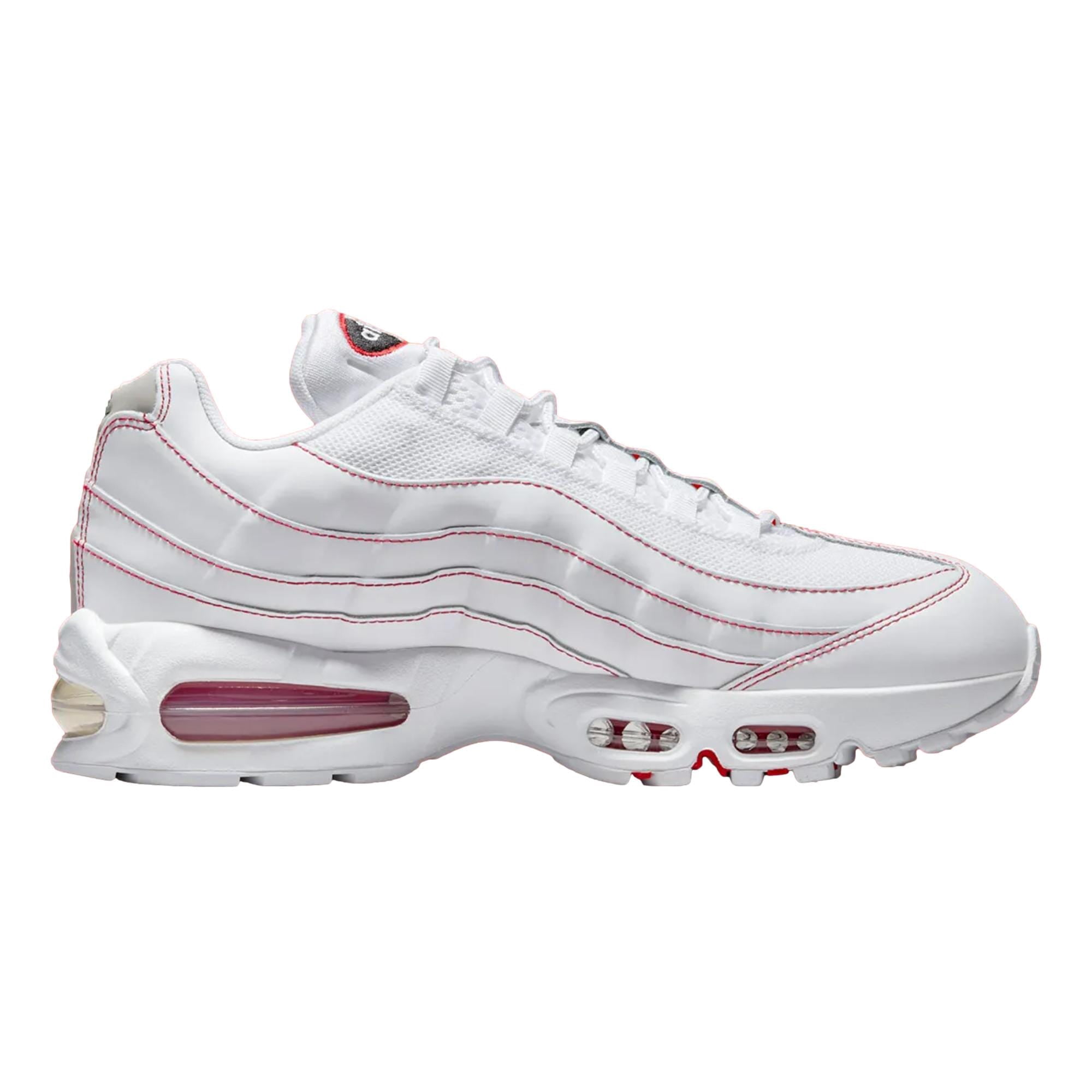 Men's Nike Air Max 95 OG White/White-University Red (IB7936 100) - 8.5
