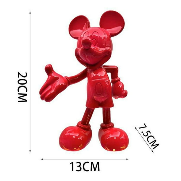 Colección de figuritas de Mickey Minnie Mouse, figurita de bienvenida, decoración de habitación de moda, modelo de adorno de juguete sencillo y moderno avanzadozhangyuxiang