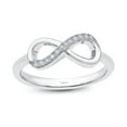 thumbnail image 4 of Lafonn Classic Sterling Silver Platinum Plated Lassire Simulated Diamond Ring (0.17 CTTW), 4 of 5