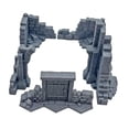 thumbnail image 2 of Terreno de pared en ruinas para juego de mesa, decoración, modelo compacto de pared en ruinas, terreno de construcción en miniatura para, 2 of 9
