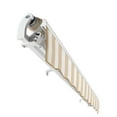 thumbnail image 6 of Awntech 20 Ft Maui Right Motorized Heavy Duty Patio Retractable Awning (240in x 9.25in x 120in), Linen/White Stripe, 6 of 7