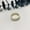 White, variant on Acrylic Ring: Korean Style Retro Temperament Fashion Rings for Women, Simple and Wild Design