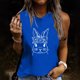 thumbnail image 2 of Moda Mujer Causal Rounk Cuello Impresión Blusa Sin Mangas Pascua Camiseta Verano Tank Tops Fridja qr2378, 2 of 5