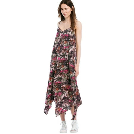 - Ellos Plus Size Printed Hanky Hem Dress