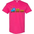 thumbnail image 3 of Inktastic Colorful Toy Train T-Shirt, 3 of 5