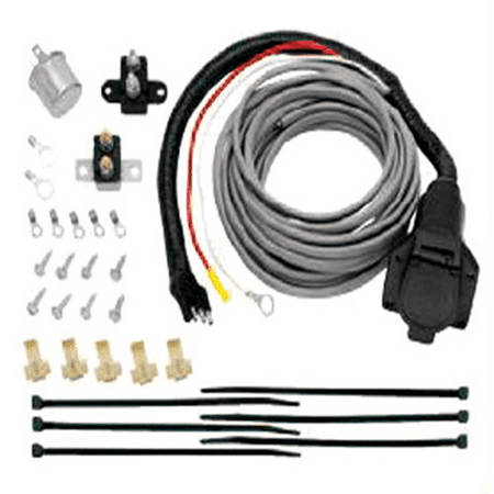 - Pre-Wired Brake Mate Kit Adapter, 7-Way Flat Pin Connector with Brake Control Wiring Installation Kit Replacement Auto Part, Easy to Install