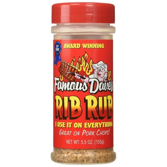 Famous Daves-Seasoning Rib Rub 5.5 -Ounce (Pack of 2)