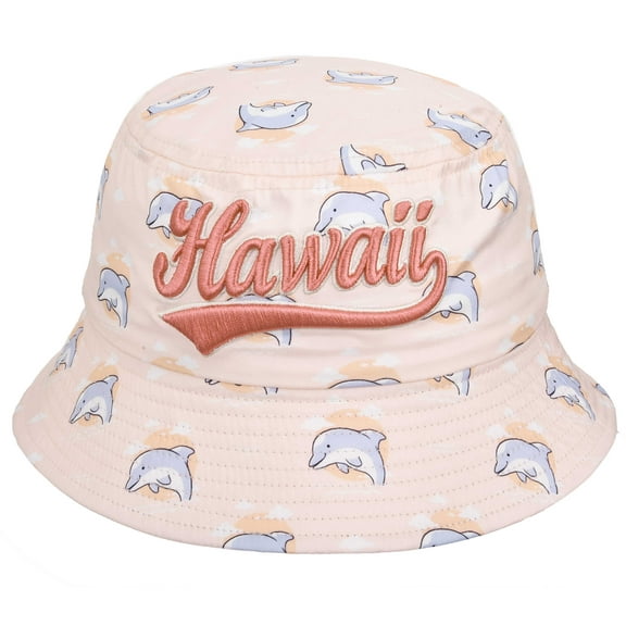 Hi Robin Ruth Youth Bucket Hat Dolphin