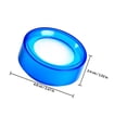 thumbnail image 2 of HAMPPLIES 3 Pcs Éponge Ronde en Plastique Bleu pour Personnel de Banque, 2 of 7