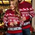 thumbnail image 2 of Suéteres de punto a juego para mamá, papá, niños, Navidad, familia, parejas, suéteres, cálido, grueso, Casual, prendas de punto, aspecto de Navidad, nuevo, invierno, 2023, 2 of 4