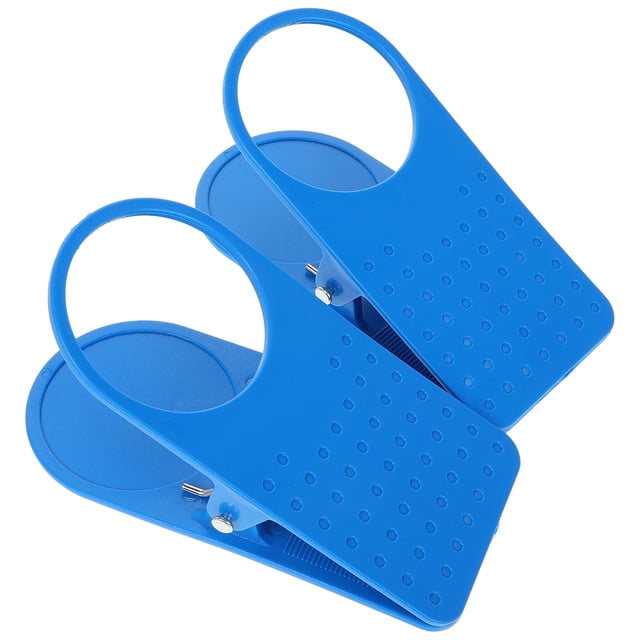 2 portavasos creativos con clip para mesa de cristal, con clip grande para vajilla de cocina (color aleatorio)