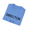 thumbnail image 4 of Funny Director Chair Cinema Movie Film Filmmaker Men Women Novelty Husband Photography Directors Wife Father Unisex Softstyle T-Shirt, 4 of 4