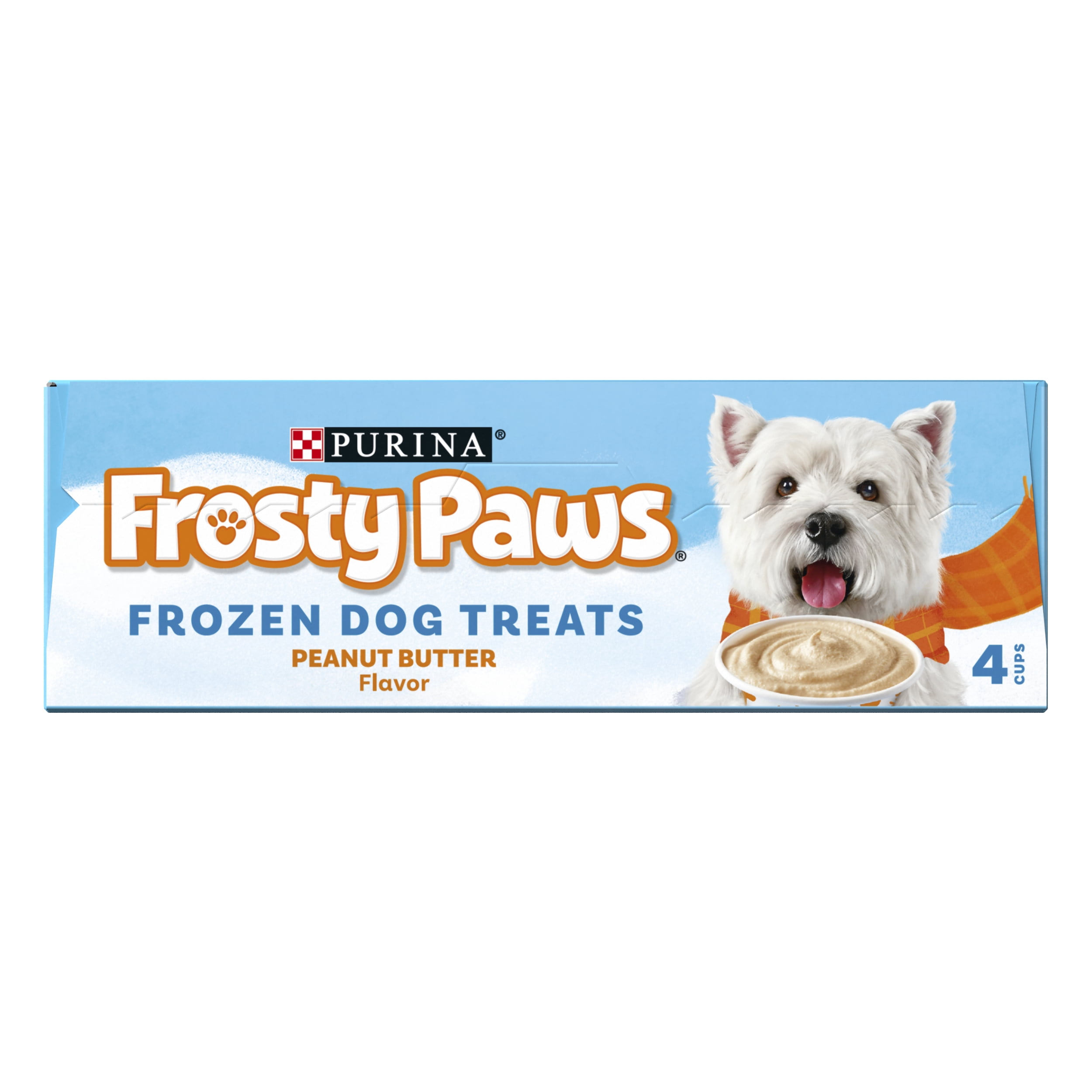 Purina FROSTY PAWS Peanut Butter Flavor Frozen Dog Treats - 4 Count