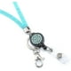 thumbnail image 3 of Id Card Holder Lanyard, 32.9" Bling Crystal Lanyard Strap With Retractable Badge Holder - Purple, 1 Pack, 3 of 5