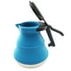 thumbnail image 5 of Hervidor de agua plegable de silicona de grado alimenticio para viajes, cafeteras y teteras. Azul, 5 of 9
