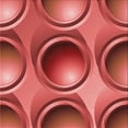 thumbnail image 1 of Ahgly Company Machine Washable Indoor Square Transitional Red Area Rugs, 4' Square, 1 of 7
