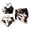Cow, variant on chaqlin Cow Women Crisscross Tie Back Bathing Suit with Swimwear Chiffon 3 Pack Set, Elegant Halter Criss Cross Bathing Suit for Beach Holiday