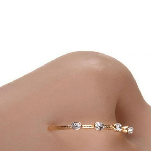 Milisten Stainless Steel Nose Ring 1Pcs Elegant Design for Women Daily Wear