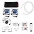 thumbnail image 3 of DIY Water Cooling Kit, 240mm Cooler Radiator G1 / 4 "CPU GPU Waterblock with LED Fan, 600L / H Pump, Hose, Tools Set, PC Water Cooler for AMD Universal Backplated, 3 of 4