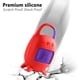 thumbnail image 2 of Funda Silicona Protectora A Prueba Golpes Con Soporte para Clip 5() Rojo, 2 of 8