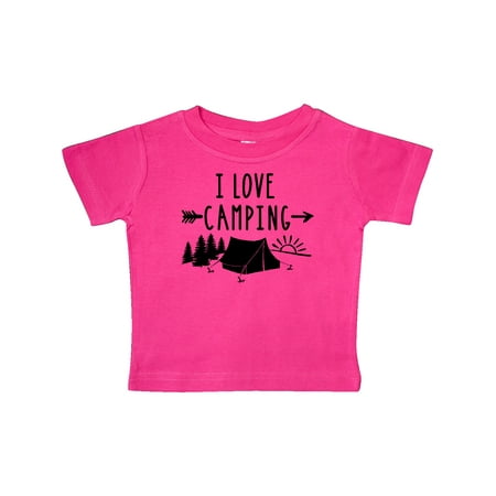 

Inktastic I Love Camping- Tent and Trees Gift Baby Boy or Baby Girl T-Shirt