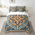 Medallion Twin Comforter Set 7Piece Bohemian Hippie Bedding Sets