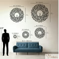 thumbnail image 3 of Violaura Arabic Calligraphy Metal Wall Art - Easy to Install Hanging Perfect for Home, Living Room Decor (24" x 24"), 3 of 8