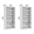 thumbnail image 4 of Universal Tall 5 Shelf Bookcase Set in Black Walnut - Engineered Wood, 4 of 10