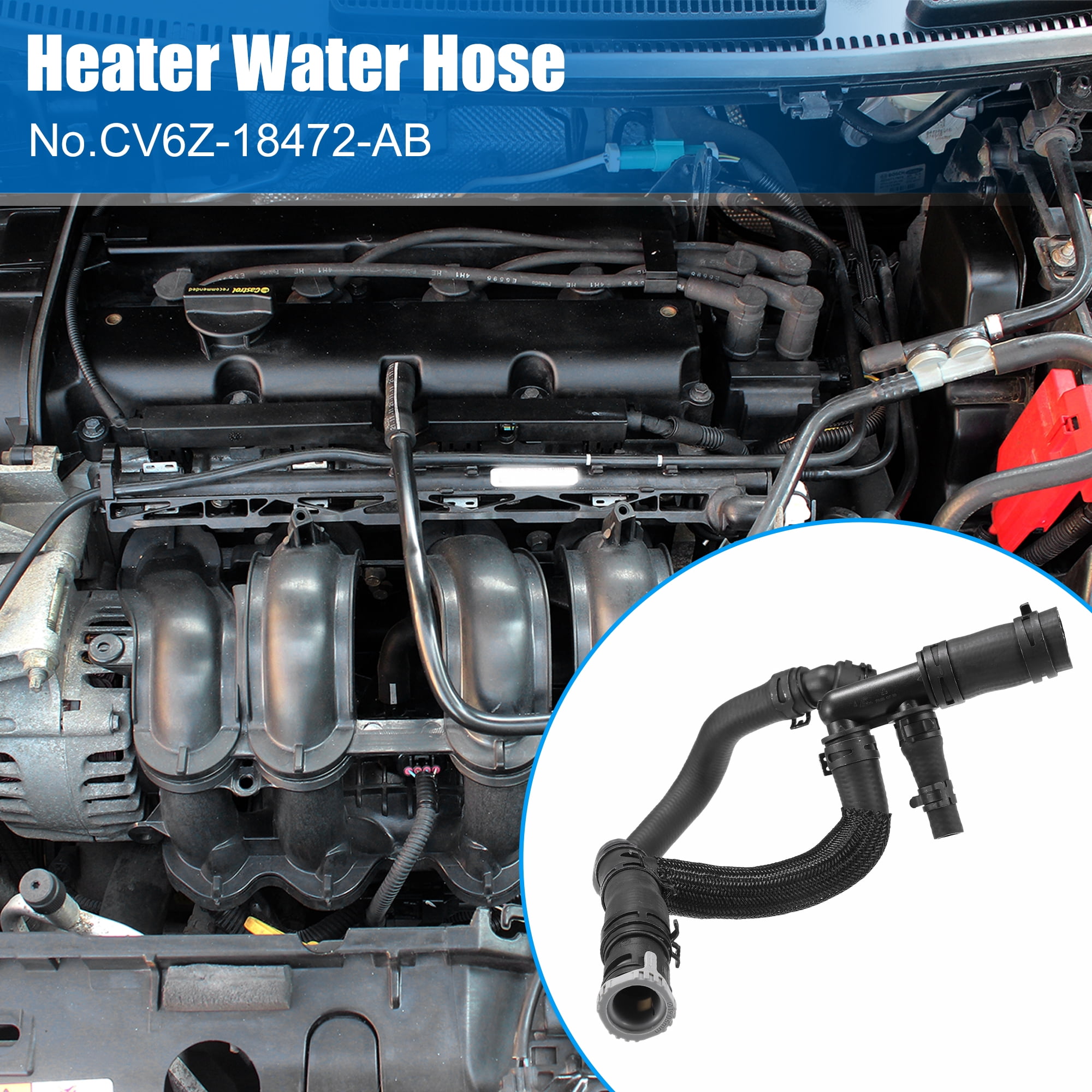 Unique Bargains HVAC Heater Hose for for Ford Escape 1.6L L4-Gas 2013-2016