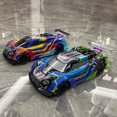 thumbnail image 2 of Children 2.4g Remote Control Car 1:14 4WD Electric Rechargeable High Speed Drift Spray Racing Car With Music Light, 2 of 7