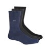 Perry Ellis Men's Ribbed Winter Cold Weather Socks Black Size 7-12