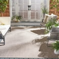 thumbnail image 2 of SAFAVIEH Courtyard Finnian Solid Indoor/Outdoor Area Rug, Beige/Brown, 9' x 9' Square, 2 of 7