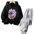 thumbnail image 3 of Nuevo conjunto de sudadera con capucha de Stitch para niñas, sudadera de otoño e invierno, jerséis Harajuku de manga larga, camisetas casuales con capucha de la serie Disney Stich, 3 of 5