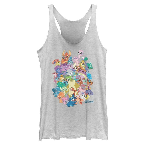 Womens Lilo & Stitch Experiment Compilation Racerback Tank