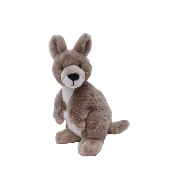 Wild Republic Ecokins Mini Kangaroo, Stuffed Animal, 8 inches, Gift for Kids, Plush Toy, Made from Spun Recycled Water Bottles, Eco Friendly, Child’s Room Decor