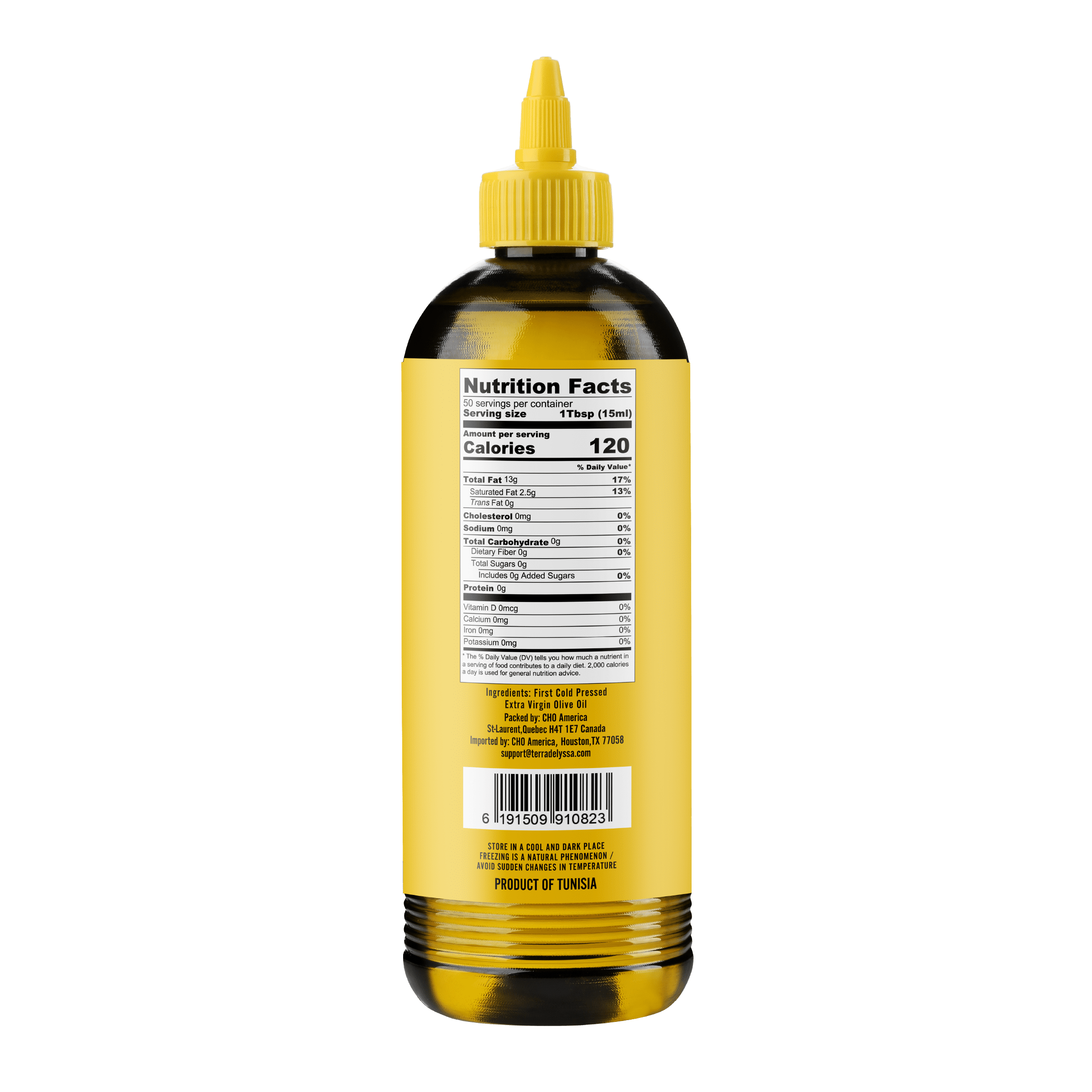 Terra Delyssa Single Origin Extra Virgin Olive Oil Squeezable Bottle First Cold Press Award Winning Smooth Flavor 25.5 fl oz