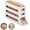 Color 329, variant on 4 Tiers Egg Holder for Fridge - Auto Rolling Fridge Egg Organizer, Space-Saving Egg Dispenser Holder, 30 Eggs Fridge Egg Rack Large Capacity Egg Dispenser for Refrigerator (White)