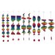 thumbnail image 1 of 10 Piezas Colgantes Hechos De Bambú Wind Inicio Patio Decoraciones De Césped Gloria Rainbow Wind Spinner, 1 of 9
