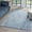 Blue, variant on Luxe Weavers Machine Woven Green 2x8 Runner Rug Fringed, Textured Carpet