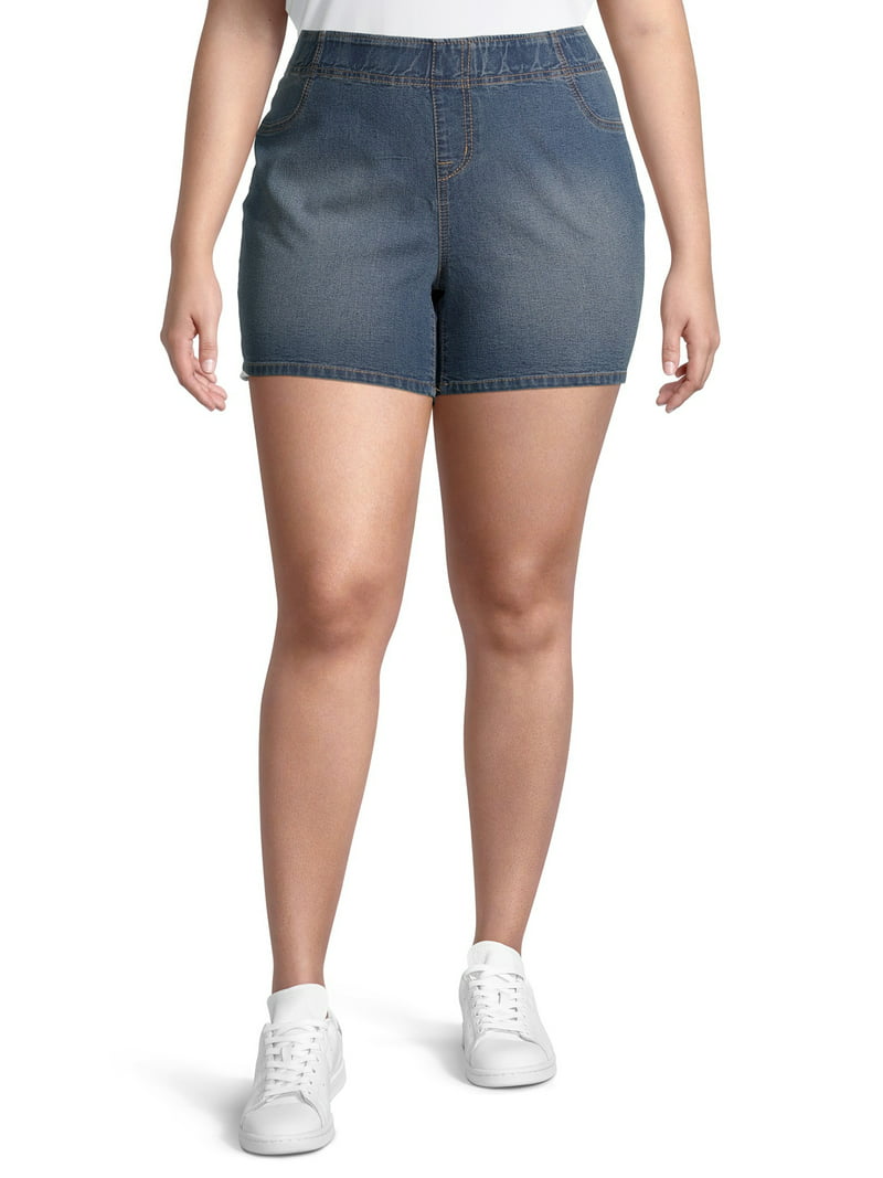 A3 Denim Women's 5 inch Pull On Shorts - Walmart.com