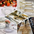 thumbnail image 5 of Efavormart 10 Pack - 6" White Round Disposable Plastic Salad Dessert Plates With Silver Lace Design Rim for Weddings, Birthdays, Parties, Gathering, Graduation Ceremonies, Special Events, 5 of 9