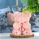 thumbnail image 4 of Xiao Hua Moldes de silicona para velas de oso de rosas 3D con pajarita para bodas de San Valentín, para hacer velas de resina, velas de aromaterapia, cera, jabón, flores, artesanías de arcilla., 4 of 5