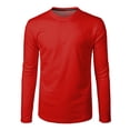 thumbnail image 4 of Ketyyh-chn99 Men Long Sleeve Shirt Button Down Shirts for Men 2023 Fall Red,3XL, 4 of 5